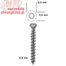 Wkręt gąbczasty, pełnogwintowany, do dużych fragmentów kostnych