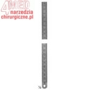 Linjał stalowy - pomiar w milimetrach